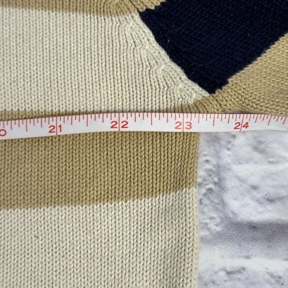 Vintage Men's Phat Farm Logo Sweater Size XL-Y2K 90's hip hop Streetwear Beige - Picture 9 of 13